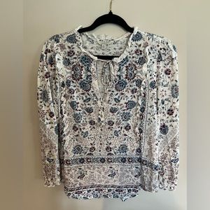 Lucky Brand Peasant Top Size M